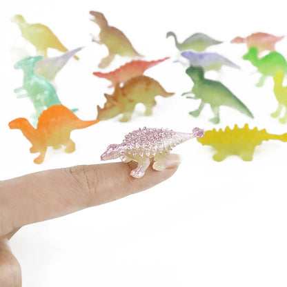 Glow in the Dark Dinosaur Toys 13/16PCS Mini Dino Set