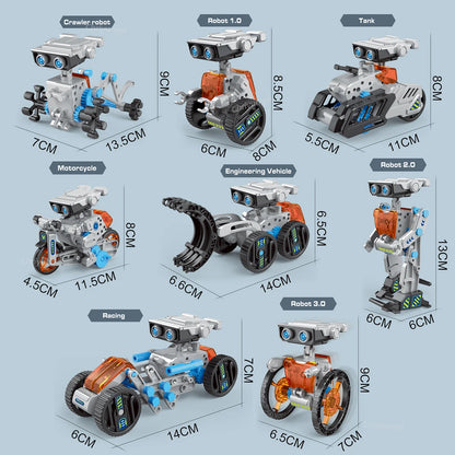 12-in-1 STEM Robot Building Kit – DIY Robotics & Engineering Set