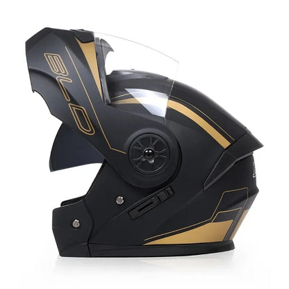 Flip Up Motorcycle Helmet DOT Dual Visor Modular Full Face
