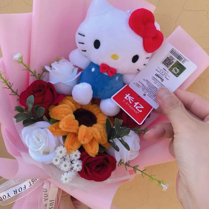 Sanrio Plush Bouquet Cute Cartoon Plush Gift 32–36cm