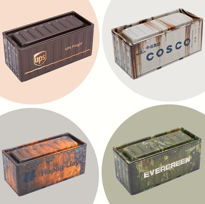 Mini Metal Storage Box Decorative Desktop Organizer