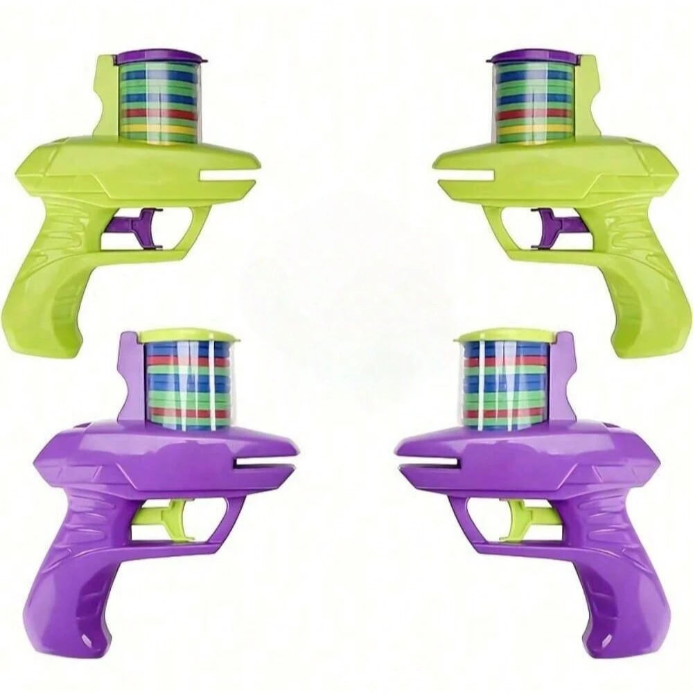 Foam Disc Launcher Handheld Flying Disc Shooter Toy