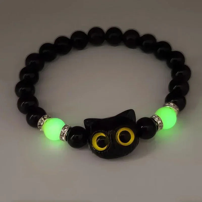 Cat Bracelet – Luminous Matching Friendship Bead Bracelet
