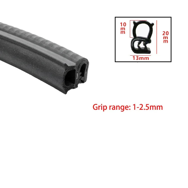 Car Door Edge Guard Rubber Sealing Strip – U-Type EPDM Trim