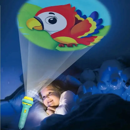 Kids Projection Flashlight Toy with 80 Cartoon Images