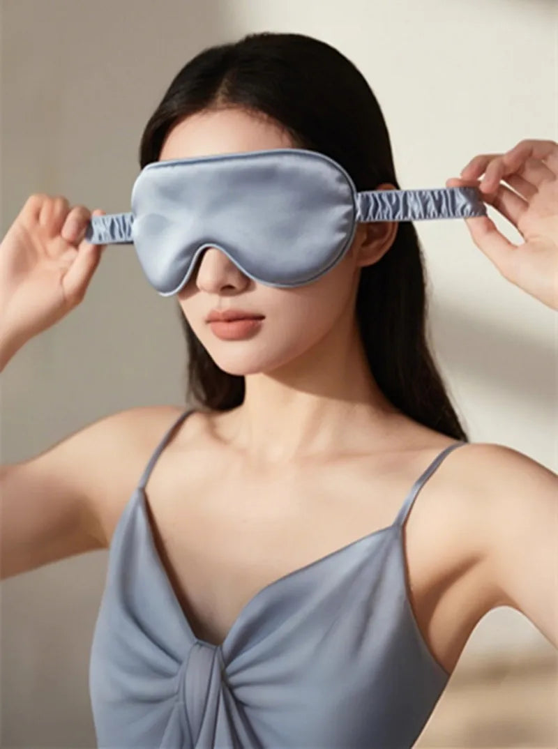 Silk Sleep Eye Mask Double-Sided Light Blocking Mask