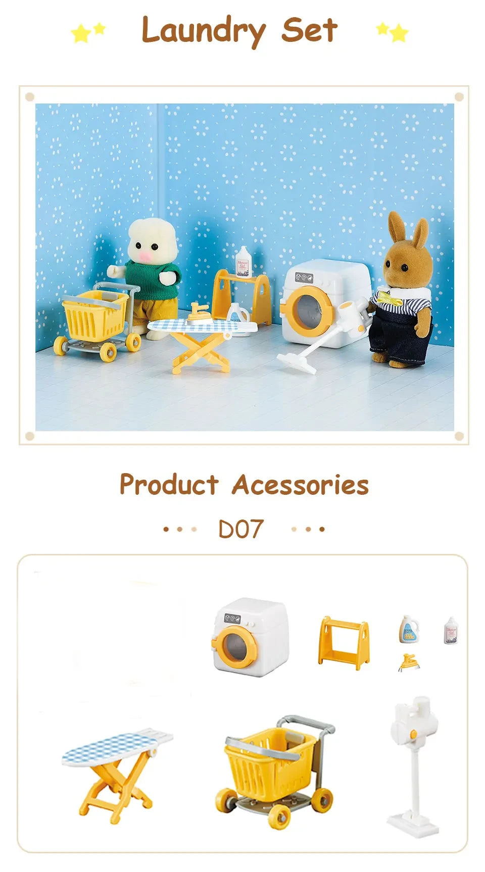 1:12 Miniature Dollhouse Furniture Set Pretend Play Accessories