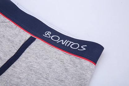 Men's Cotton Boxer Shorts 4PCS Soft Stretch Underwear Set