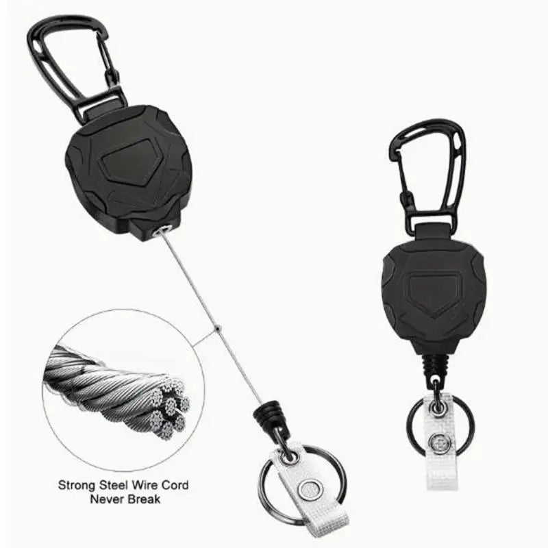 Retractable Badge Holder with ID Card Holder Case Clip