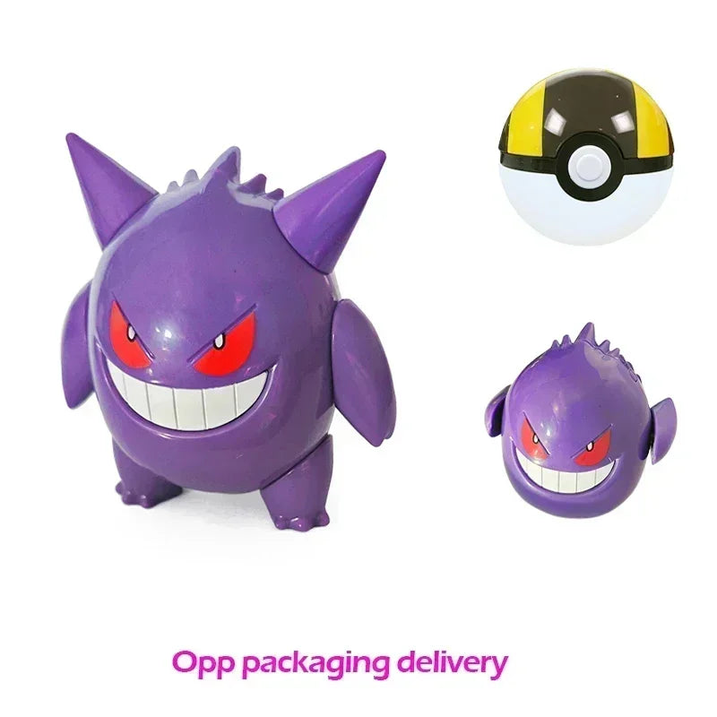 Pokémon Figure Toy Deform Poke ball Action Figure Set
