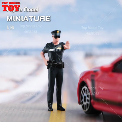 1/64 Miniature Figures Model Car Accessories Scene People Set