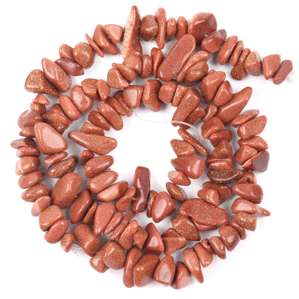 Natural Stone Chip Beads Irregular Gemstone Beads 15 Inch Strand