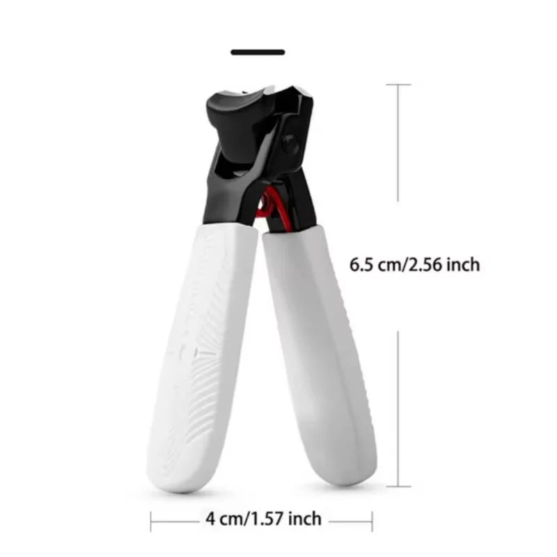 Anti Splash Nail Clippers for Thick Nails Stainless Steel