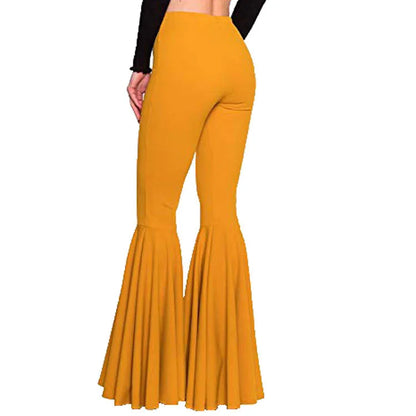 High Waisted Wide Leg Pants for Women Stretch Bell Bottom Trousers