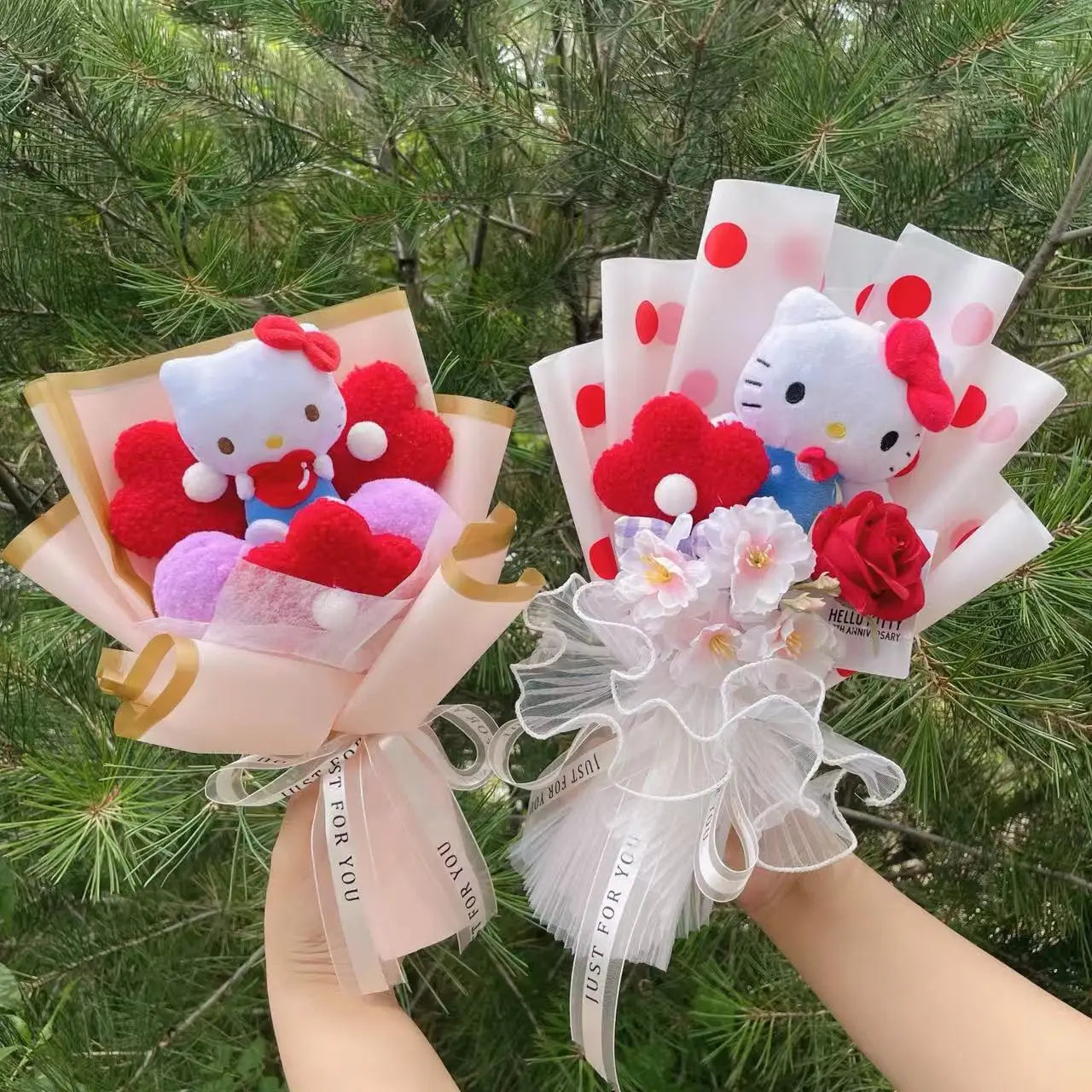 Cartoon Plush Flower Bouquet Graduation & Valentine's Gift
