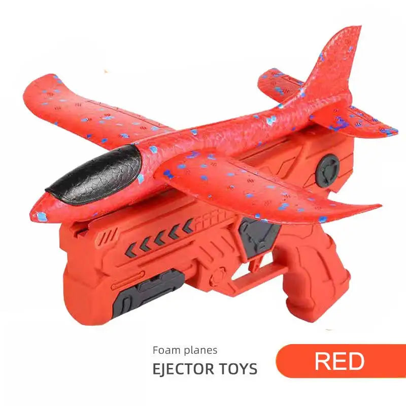 Foam Aircraft Launcher Toy Kids Catapult Glider Plane