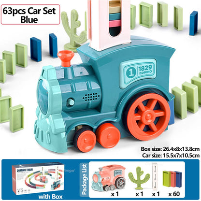 Train for Kids Automatic Electric Domino Set