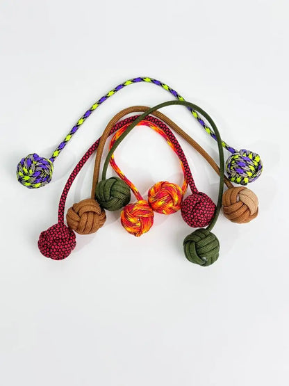 Handwoven Begleri EDC Fidget Toy, Anti-Anxiety Stress Relief, Finger Dexterity & Focus Training Tool, Keychain Skill Toy