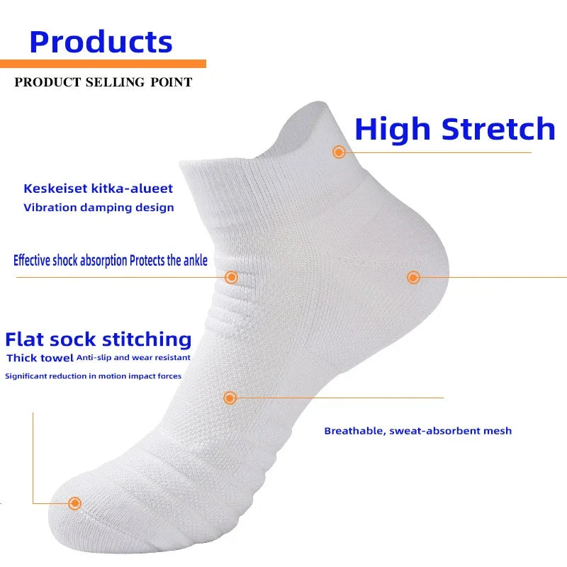 Anti Slip Soccer Socks Men Breathable Grip Sports Socks
