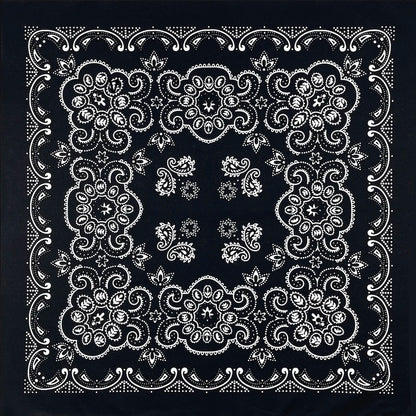 Oversized Paisley Bandana 70cm Cotton Hip Hop Head Scarf