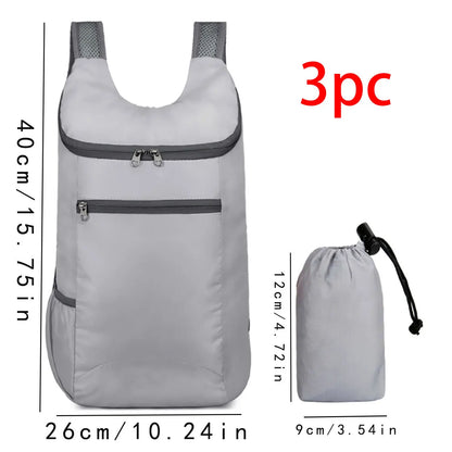 Foldable Travel Backpack – Lightweight Waterproof Weekend Bag