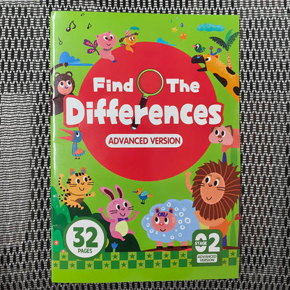 Hidden Differences Activity Book with Observation Games