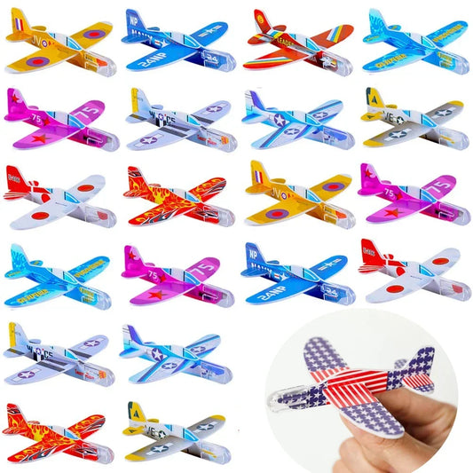 Foam Glider Airplane Toys DIY Party Favor Pack 20-100PCS