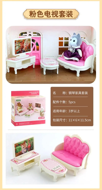 Dollhouse Miniature Kitchen Set 1:12 Cooking Accessories