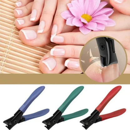 Anti Splash Nail Clippers for Thick Nails Stainless Steel