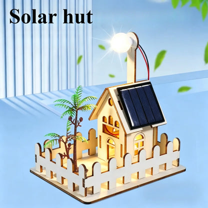 Solar Car STEM Kit – DIY Wooden Educational Model