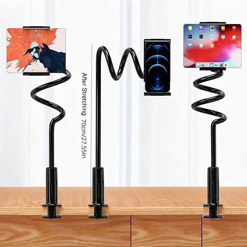 Adjustable Mobile Phone & Tablet Stand – Flexible Bedside & Desktop Holder