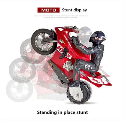 RC Motorcycle Toy 1/10 Self Balancing Drift Stunt Racing Car
