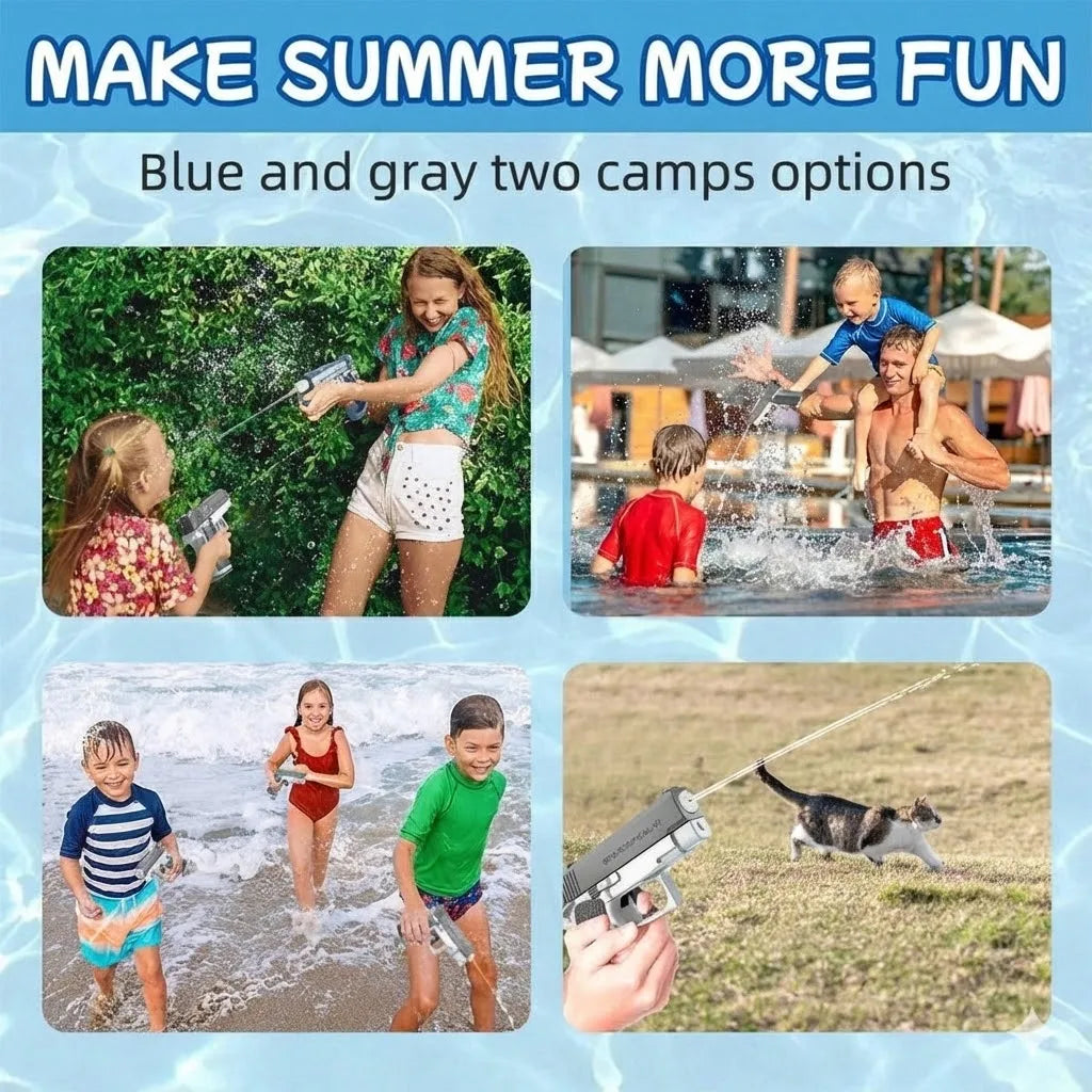 A fun, battery-free water toy for summer games, pool parties, and outdoor play.