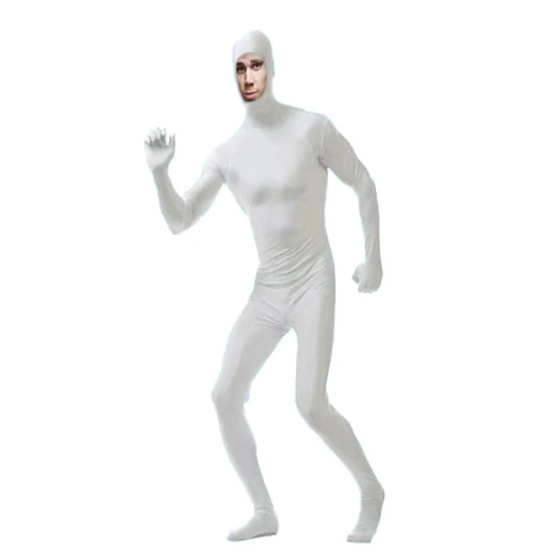 Invisible Jumpsuit Zentai Cosplay Bodysuit Halloween Costume