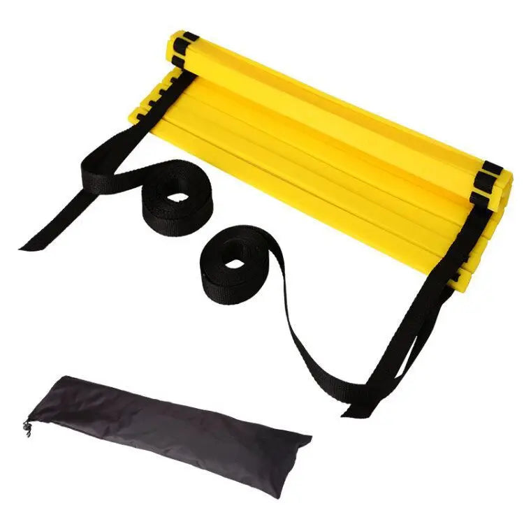 A portable training tool for footwork, coordination, balance, and speed drills.