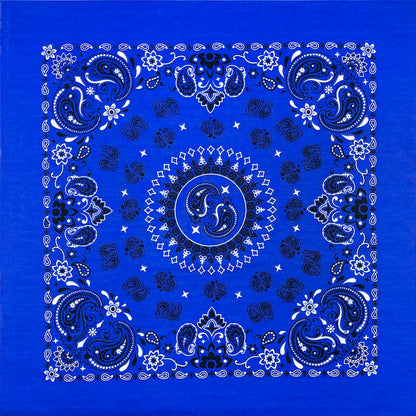 Oversized Paisley Bandana 70cm Cotton Hip Hop Head Scarf