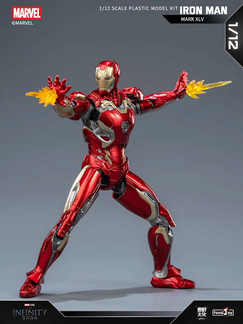Iron Man MK45 Model Kit 15.5cm Movable Marvel Action Figure