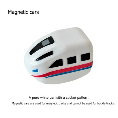 Plastic Magnetic Tracks Train Smooth Steady Driving Intelligent Toy Railway Track Toys Magnetic Train Diecast Toy Children Gift