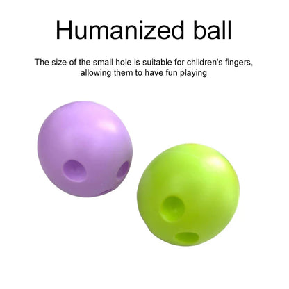Bowling Set Plastic color 2Ball and 10Pins Bowling Games Outdoor Sports Indoor Exercise Ball Gutterball Funny Bowling Set TMZ