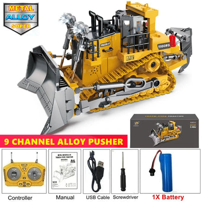 4WD RC Excavator Dump Truck Bulldozer 1:20 Remote Control Toy
