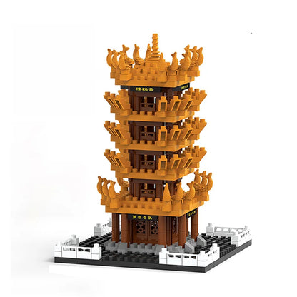 Yellow Crane Tower Building Block Set – Chinese Architecture Model