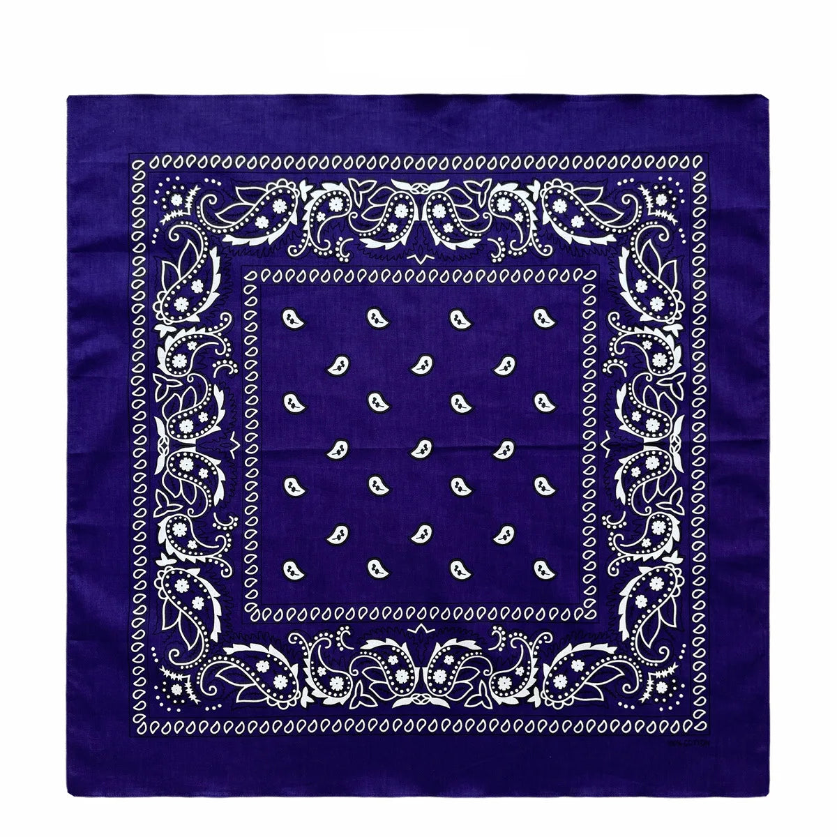 Oversized Paisley Bandana 70cm Cotton Hip Hop Head Scarf