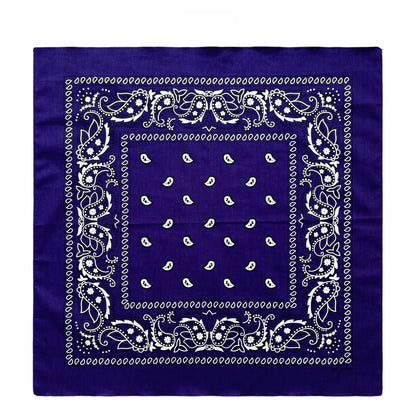Oversized Paisley Bandana 70cm Cotton Hip Hop Head Scarf