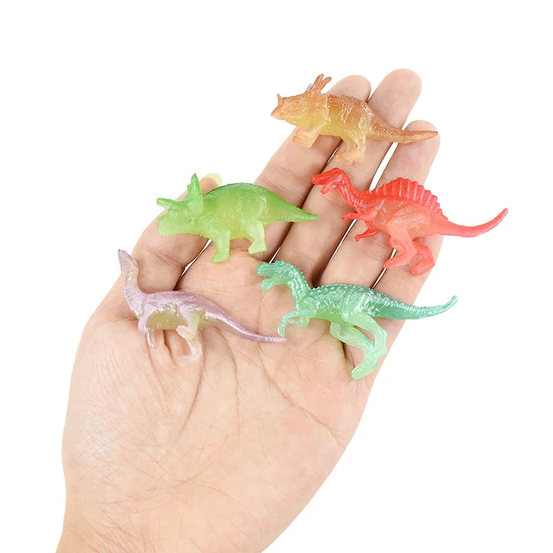 Glow in the Dark Dinosaur Toys 13/16PCS Mini Dino Set