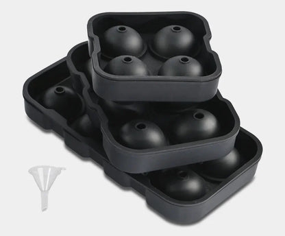Silicone Ice Cube Tray  Large Ice Ball & Square Cube Maker