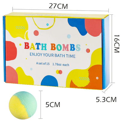 Kids Bath Bomb Gift Set 15 Pack with Surprise Toys