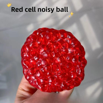 Squishy Stress Ball with Ice Beads for Sensory Play