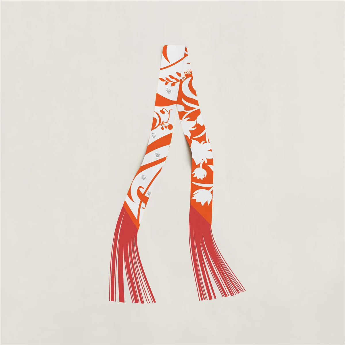 Tassel Scarf Fashion Design Women Scarf Brand Silk Scarf Hair Headband Foulard Skinny Bag Scarves Neckerchief Handbag Decoration