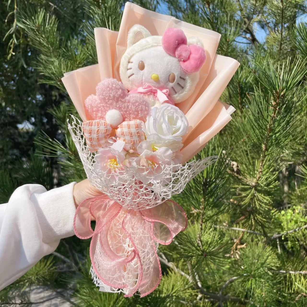 Cartoon Plush Flower Bouquet Graduation & Valentine's Gift