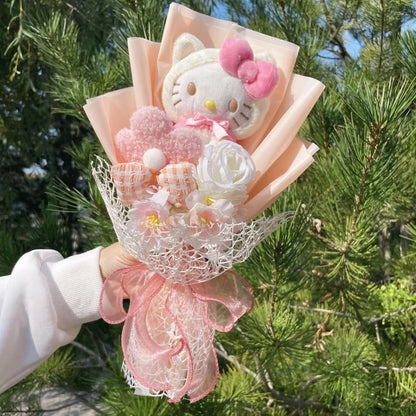 Cartoon Plush Flower Bouquet Graduation & Valentine's Gift